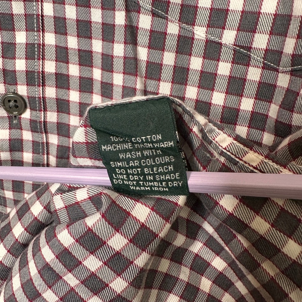 Rodd & Gunn Mens Original Fit Gingham Button Down Shirt Brown White Size M - Picture 4 of 8